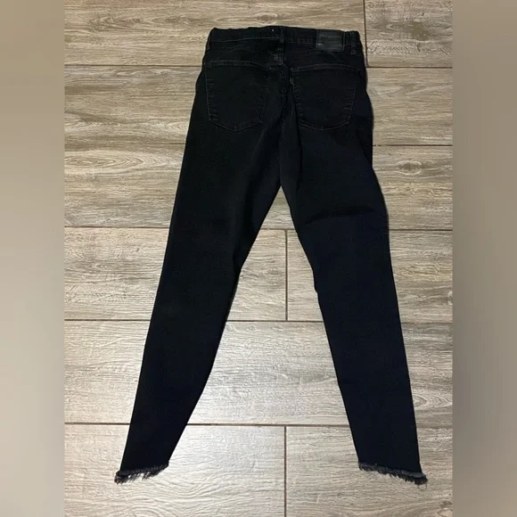 Levi’s 30 Black Mile High Super Skinny Jeans - Picture 7 of 13
